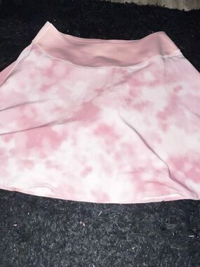 Puma Pink Tie-Dye Circle Skater Skort